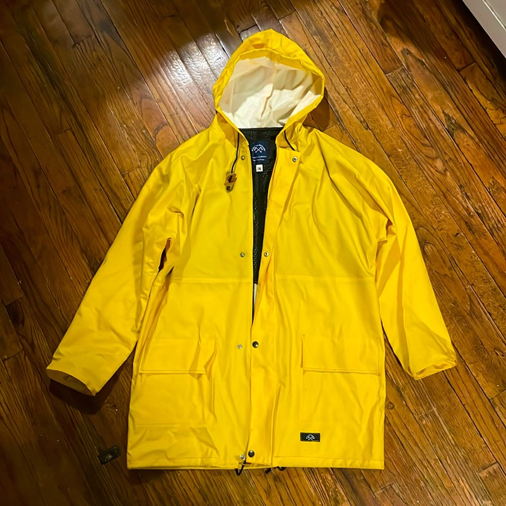 Bleu de Paname parka raincoat Yellow XL